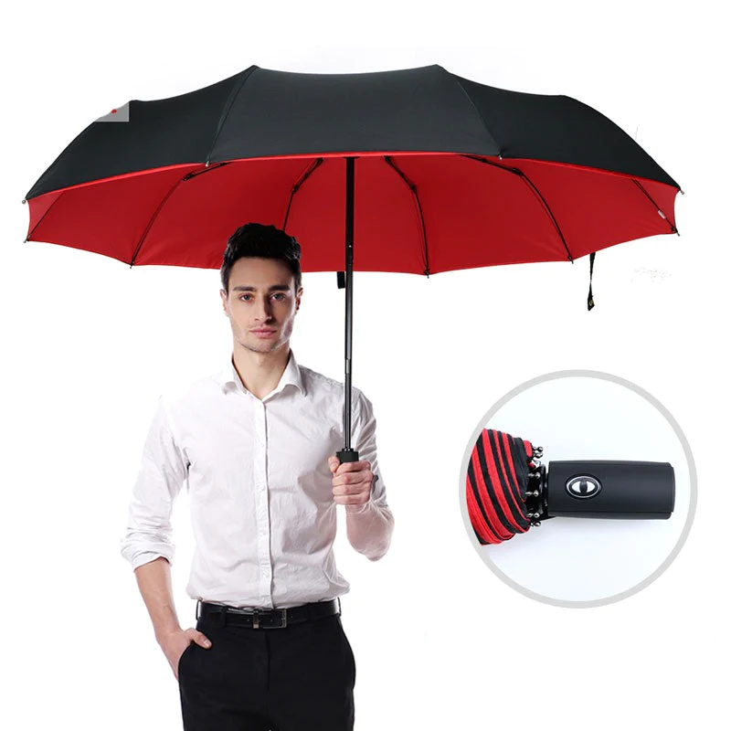 Windproof Stormparaplu - Opvouwbare Paraplu voor Regen en Storm