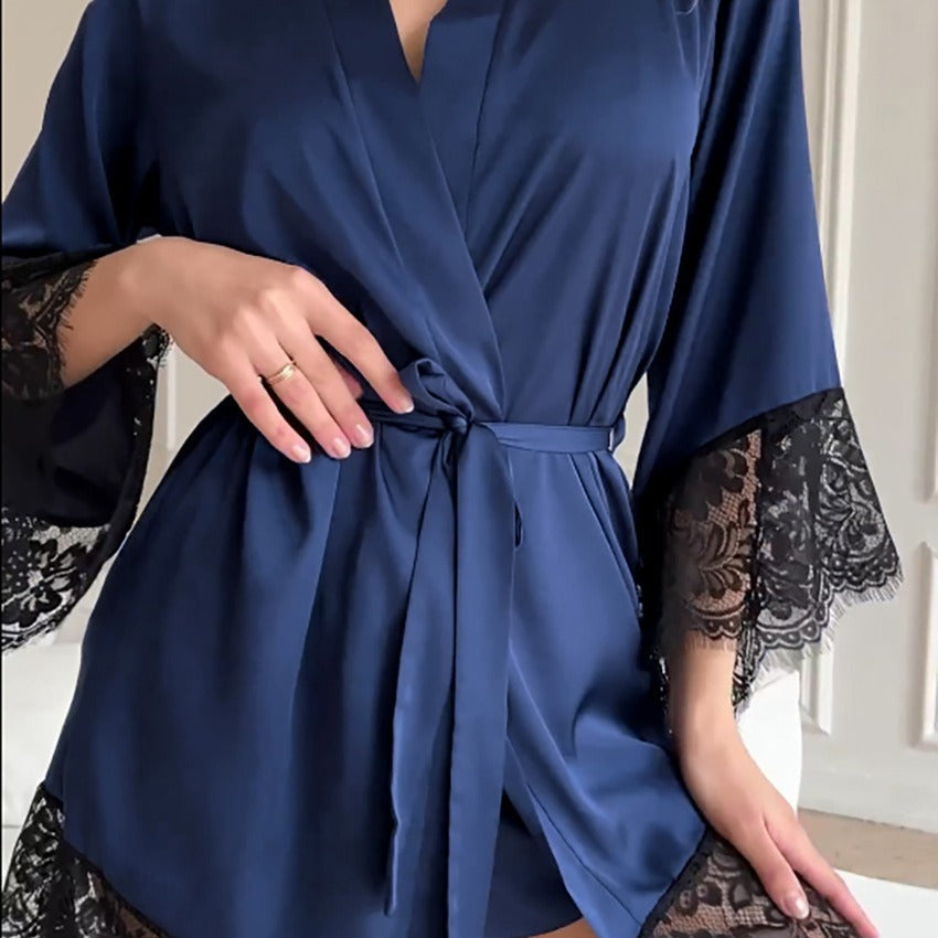 Celine - Satijnen Pyjama Set Zijdezacht Voor Luxe Nachtcomfort