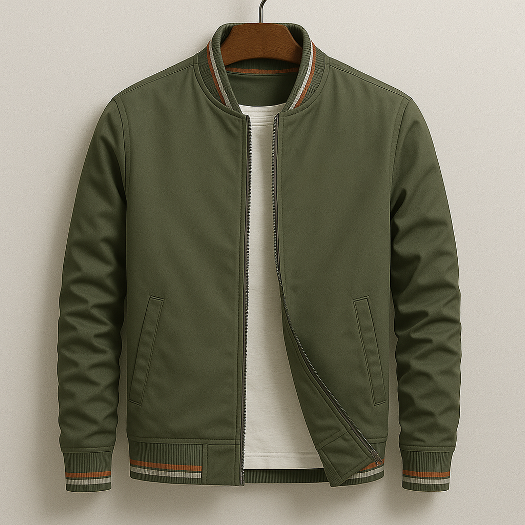 Tomasz | Jas voor heren herfst ademend en waterafstotend in polyester met een regular fit