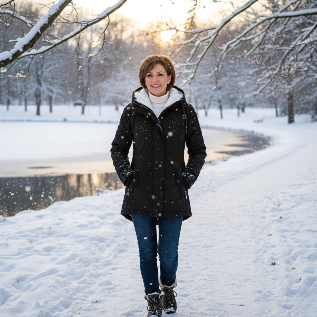 Inès | Winterjas voor dames met warme voering