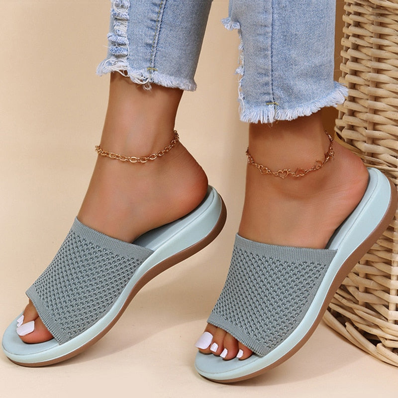 Nina - Mesh slippers