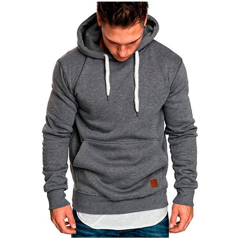 Sam Casual Hoodie voor Heren - Praktisch met Buidelzak