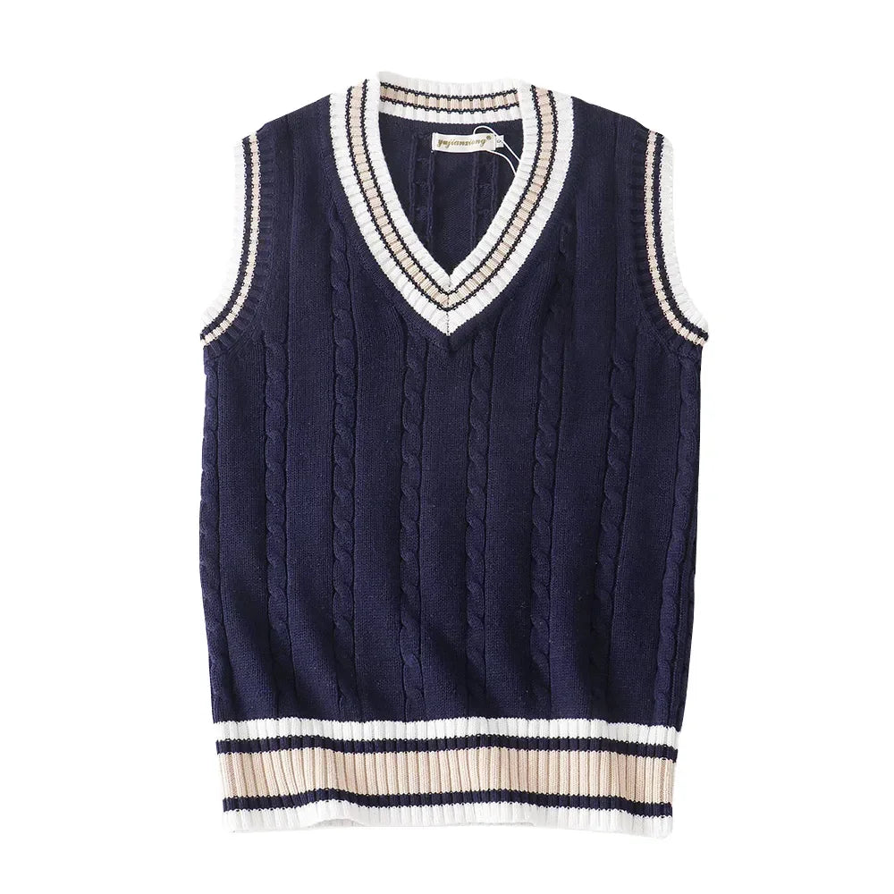 Sven | Gebreide pullover gilet voor heren