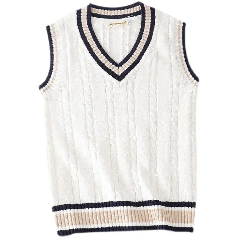 Sven | Gebreide pullover gilet voor heren
