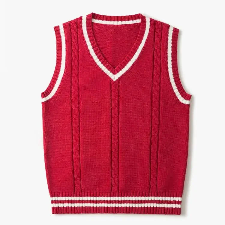 Sven | Gebreide pullover gilet voor heren