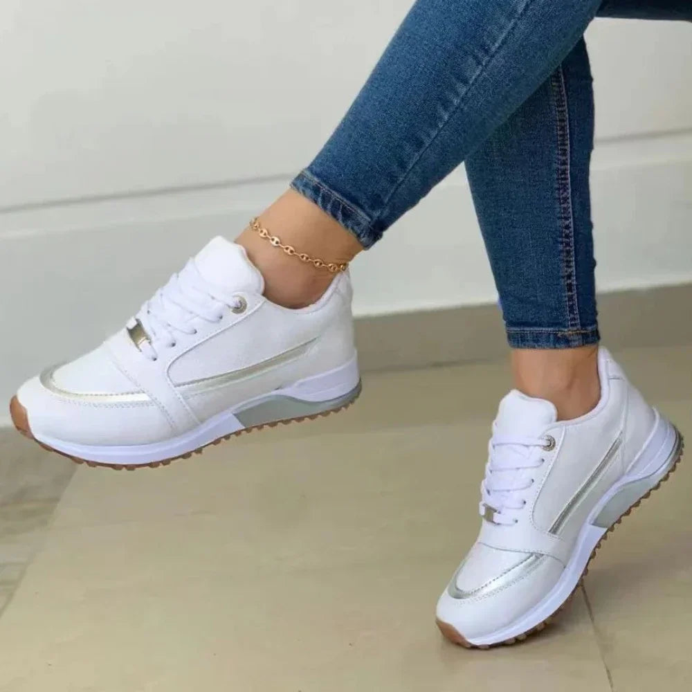Elegante dames sneakers met dempende zool – stijlvol comfort voor elke dag