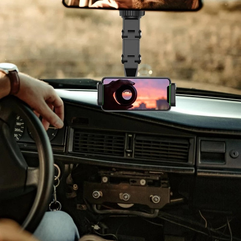 360° Draaibare Telefoonhouder voor Auto - Flexibele Telefoonhouder voor GPS en Telefoonaccessoires