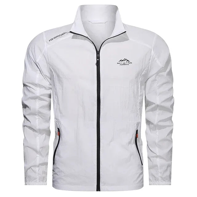 CallOff | Lichtgewicht ademende polyester herfstjas voor heren met sportieve outdoor uitstraling