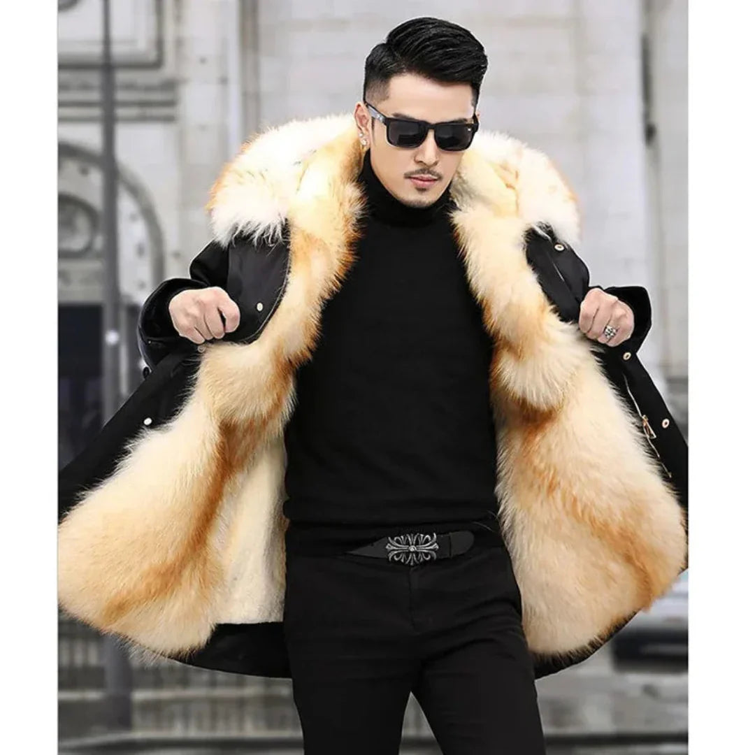 Luuk | Parka winterjas met capuchon voor heren