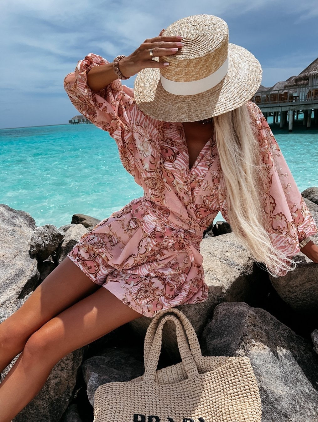 Suze - Zomerse strand playsuit