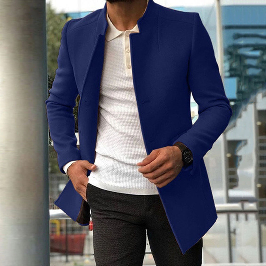 Rafael | Elegante warme wolblend winterjas voor heren met slanke pasvorm