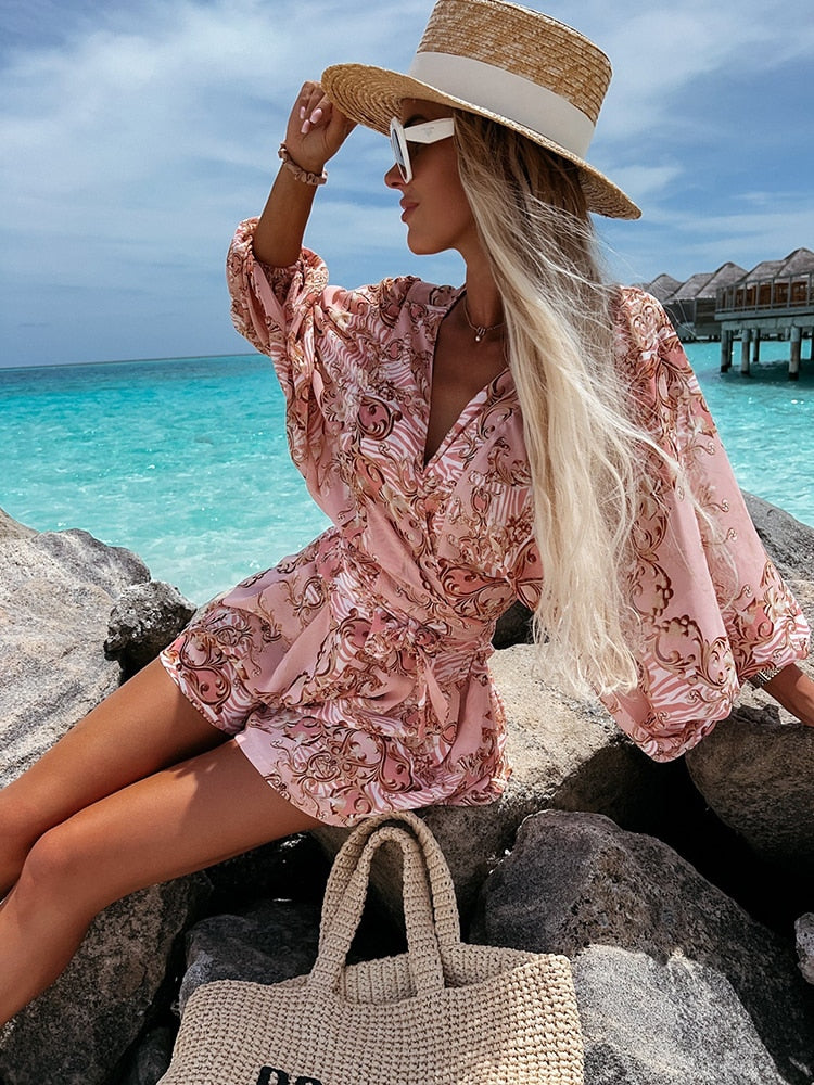 Suze - Zomerse strand playsuit