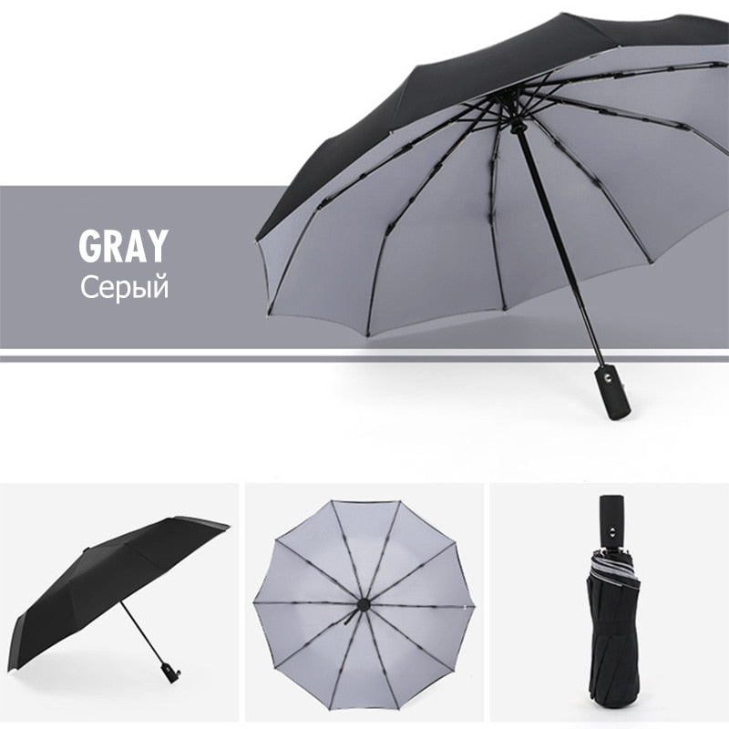 Windproof Stormparaplu - Opvouwbare Paraplu voor Regen en Storm