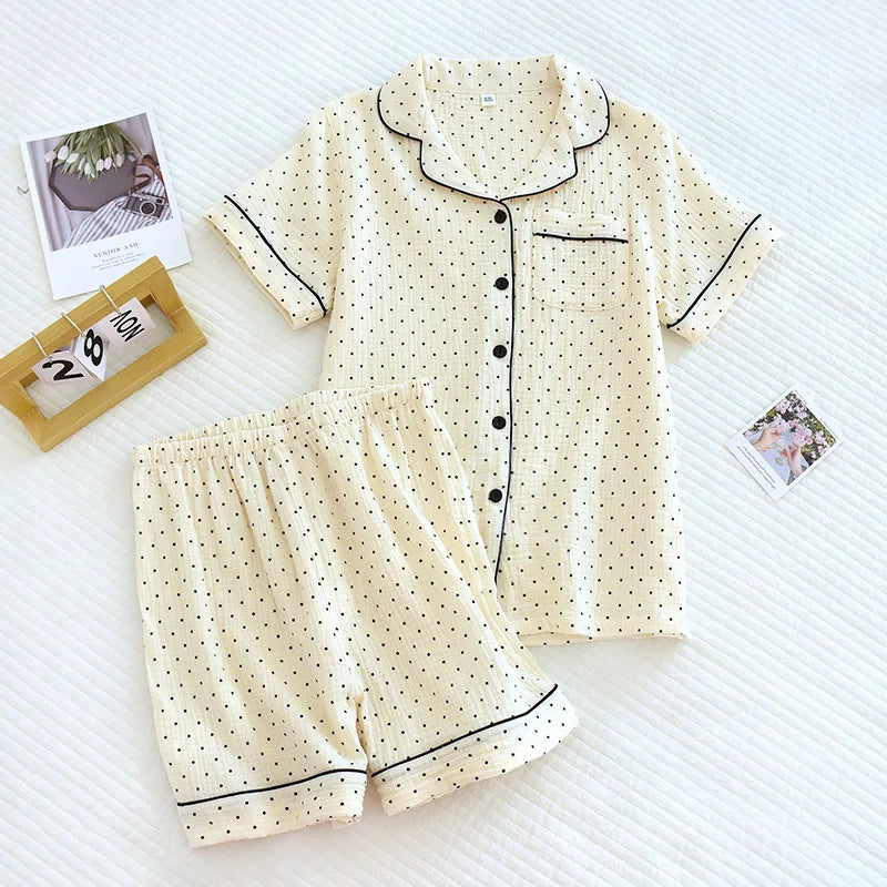 Tessa - Polka Dot Pyjama Set Comfortabel & Stijlvol Voor Dames