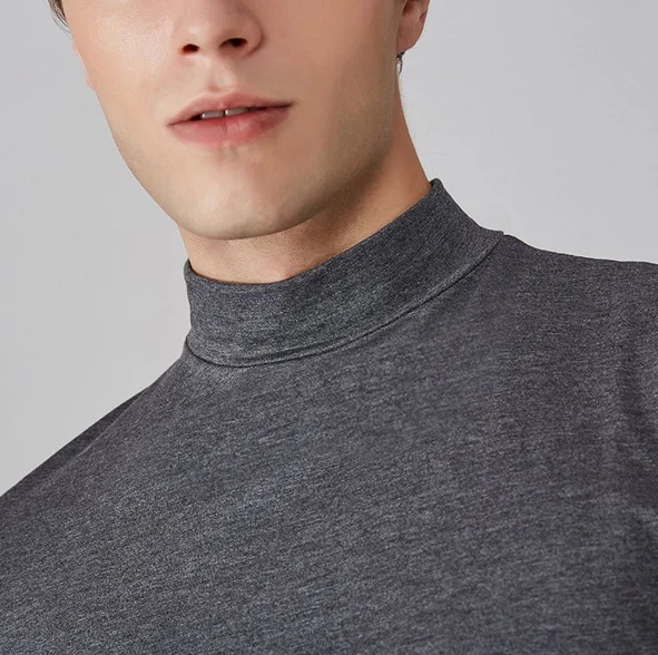 Anti zweet T-shirt met turtleneck voor mannen