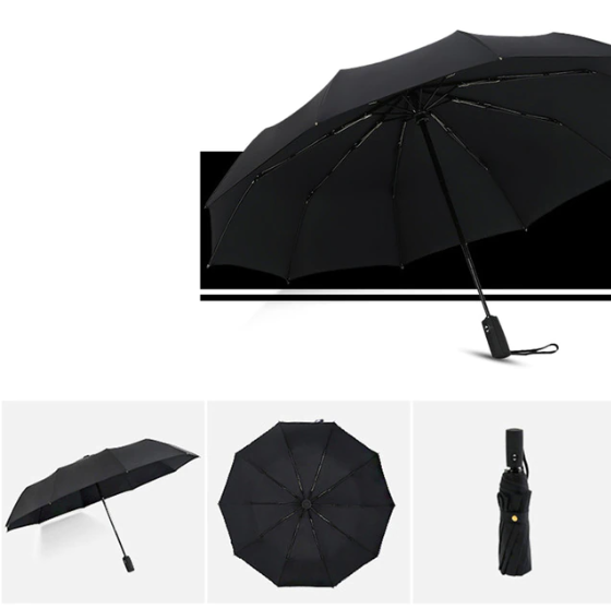 Windproof Stormparaplu - Opvouwbare Paraplu voor Regen en Storm