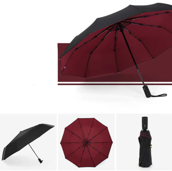 Windproof Stormparaplu - Opvouwbare Paraplu voor Regen en Storm