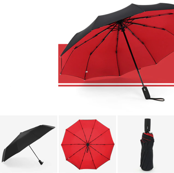 Windproof Stormparaplu - Opvouwbare Paraplu voor Regen en Storm