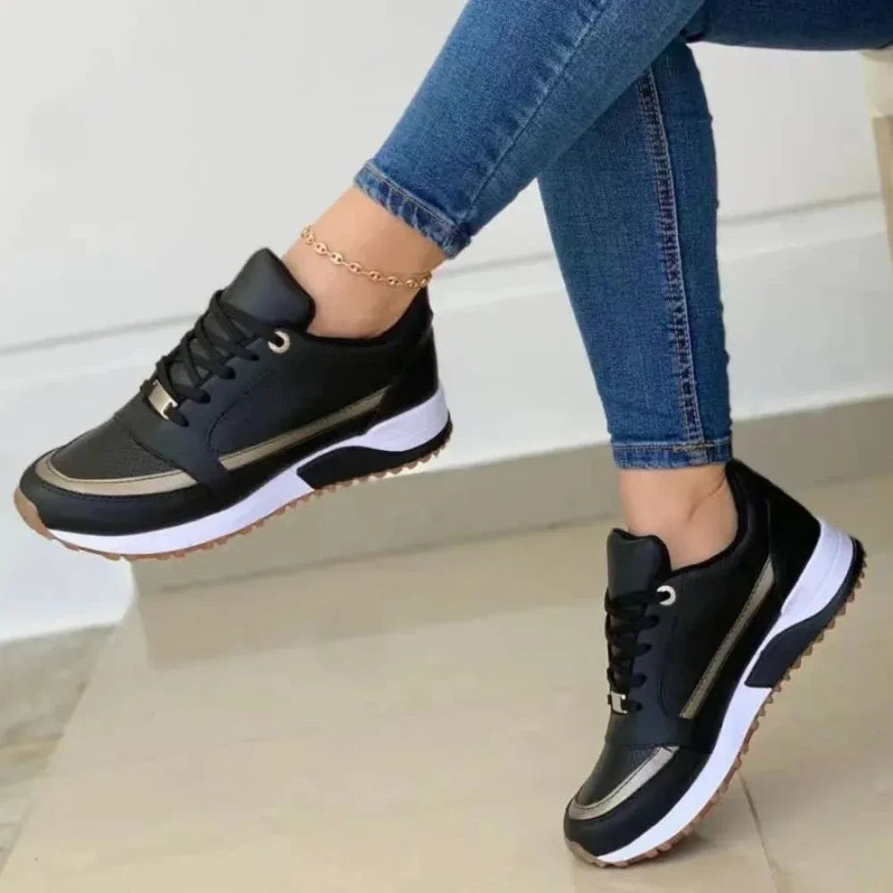 Elegante dames sneakers met dempende zool – stijlvol comfort voor elke dag
