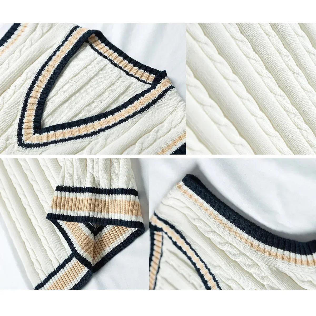 Sven | Gebreide pullover gilet voor heren
