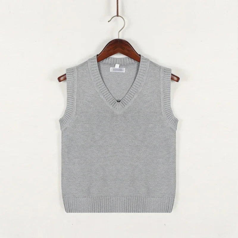 Sven | Gebreide pullover gilet voor heren