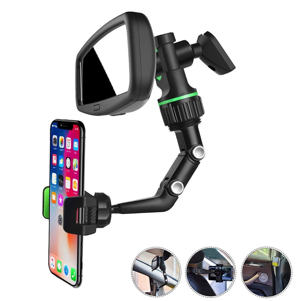 360° Draaibare Telefoonhouder voor Auto - Flexibele Telefoonhouder voor GPS en Telefoonaccessoires