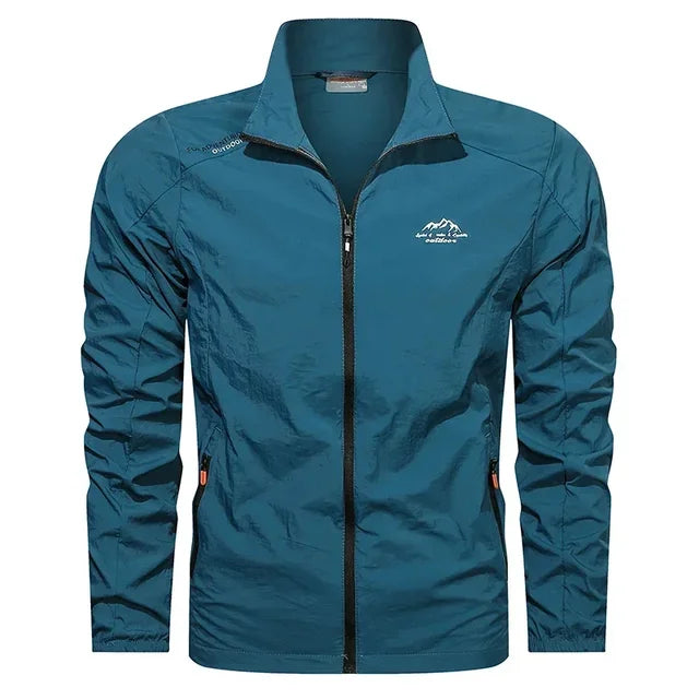 CallOff | Lichtgewicht ademende polyester herfstjas voor heren met sportieve outdoor uitstraling