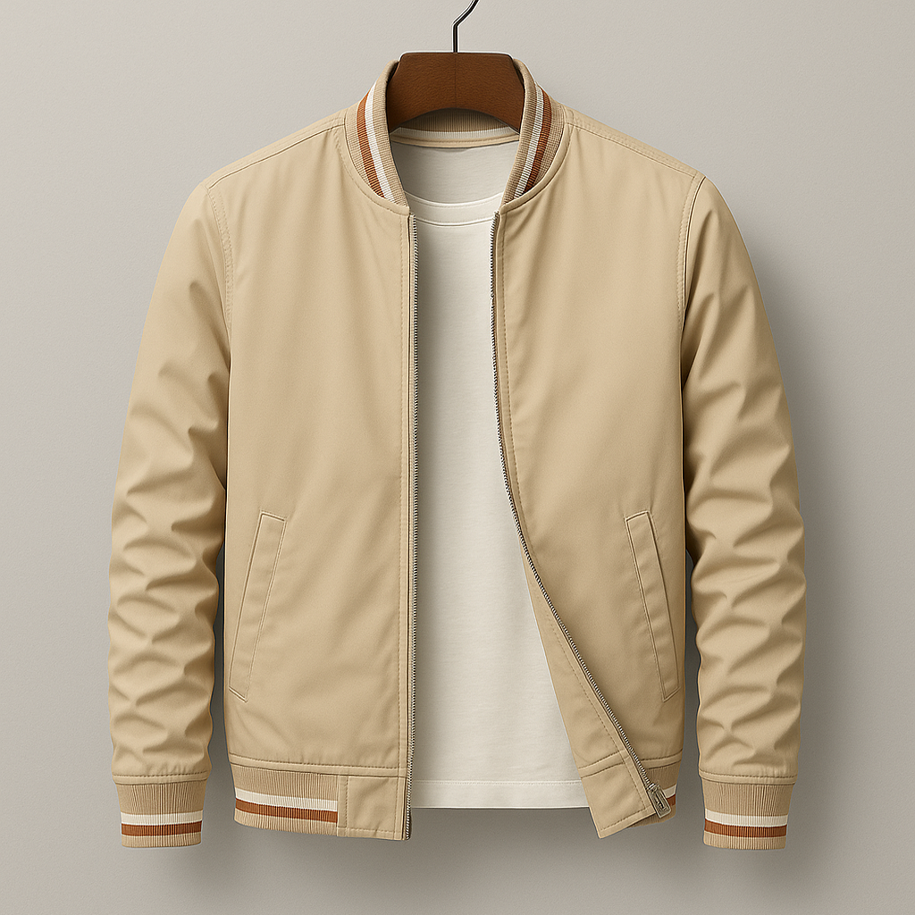 Tomasz | Jas voor heren herfst ademend en waterafstotend in polyester met een regular fit