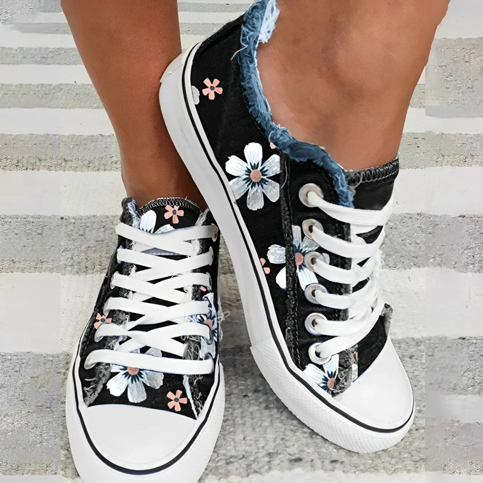 Clossi - Sneakers met bloemenprint