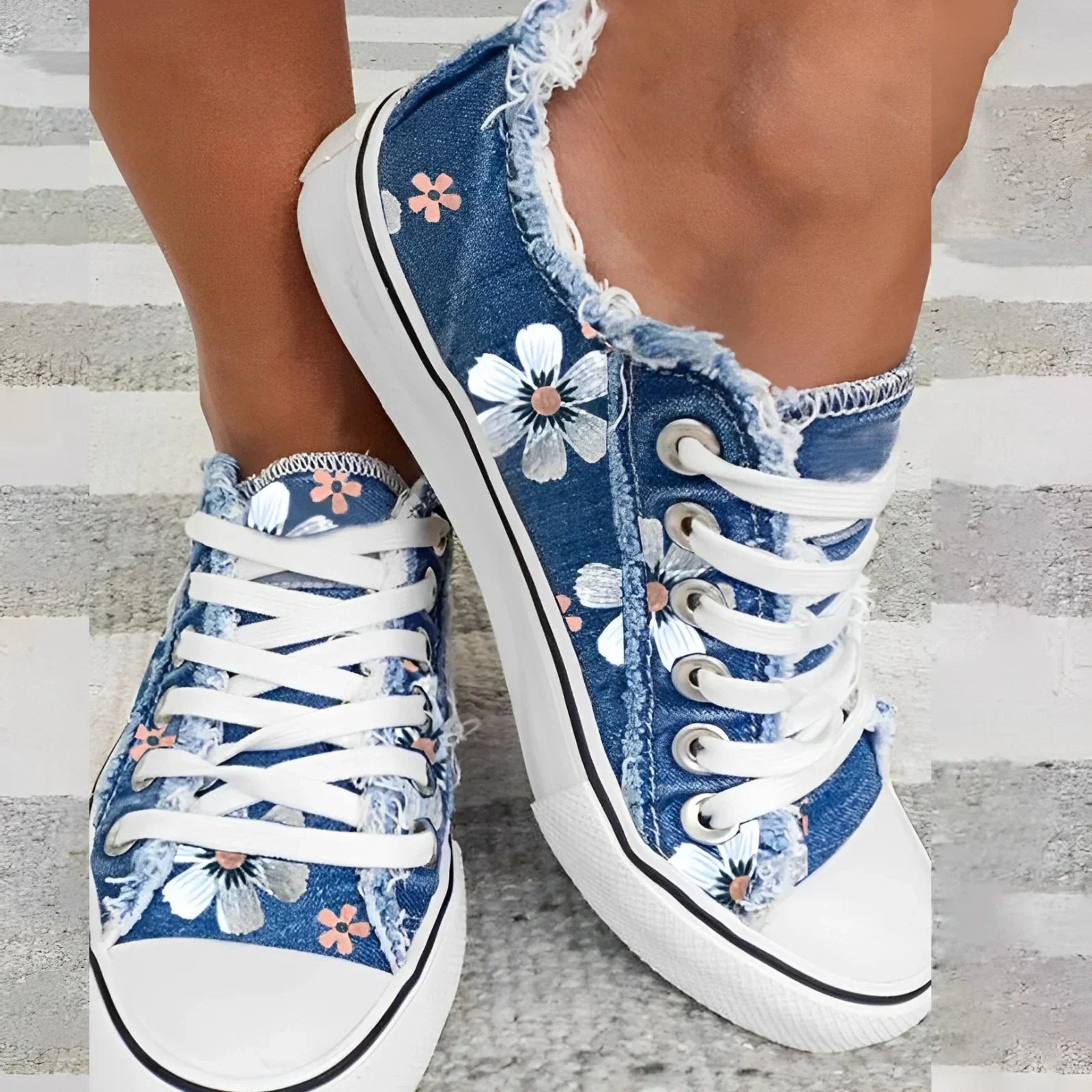 Clossi - Sneakers met bloemenprint