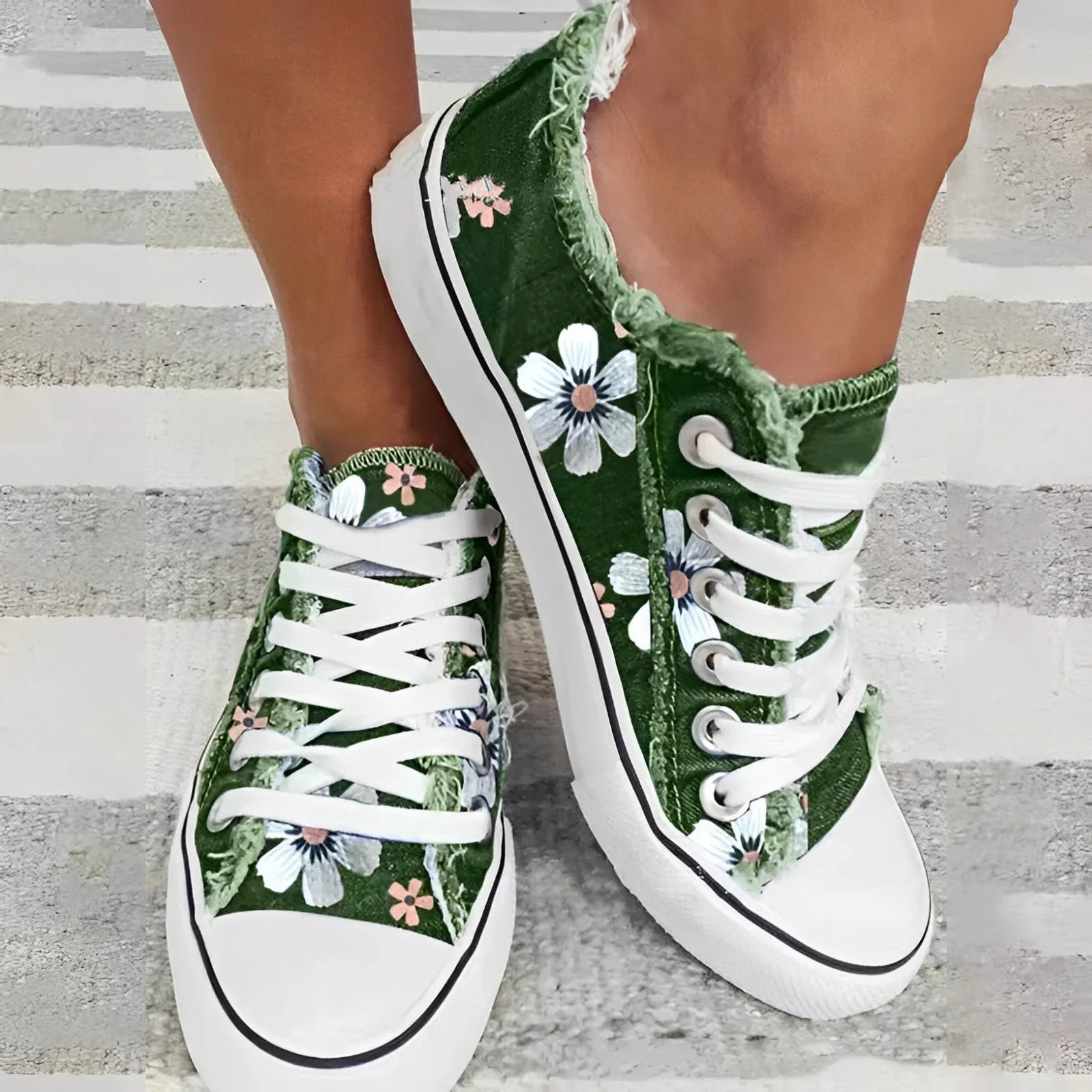 Clossi - Sneakers met bloemenprint