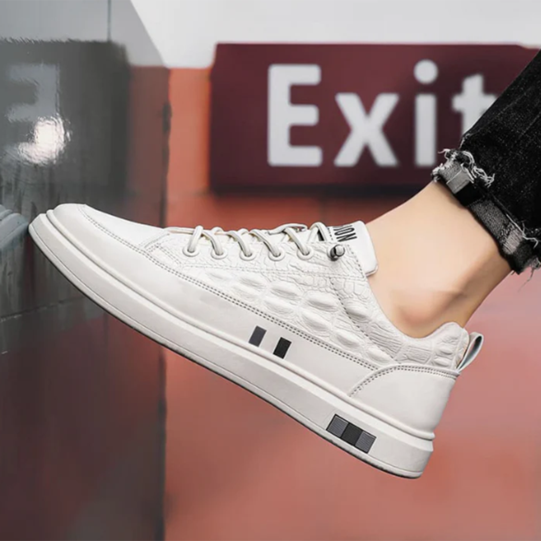Bruno | Stijlvolle ademende PU sneakers voor heren met luxe afwerking
