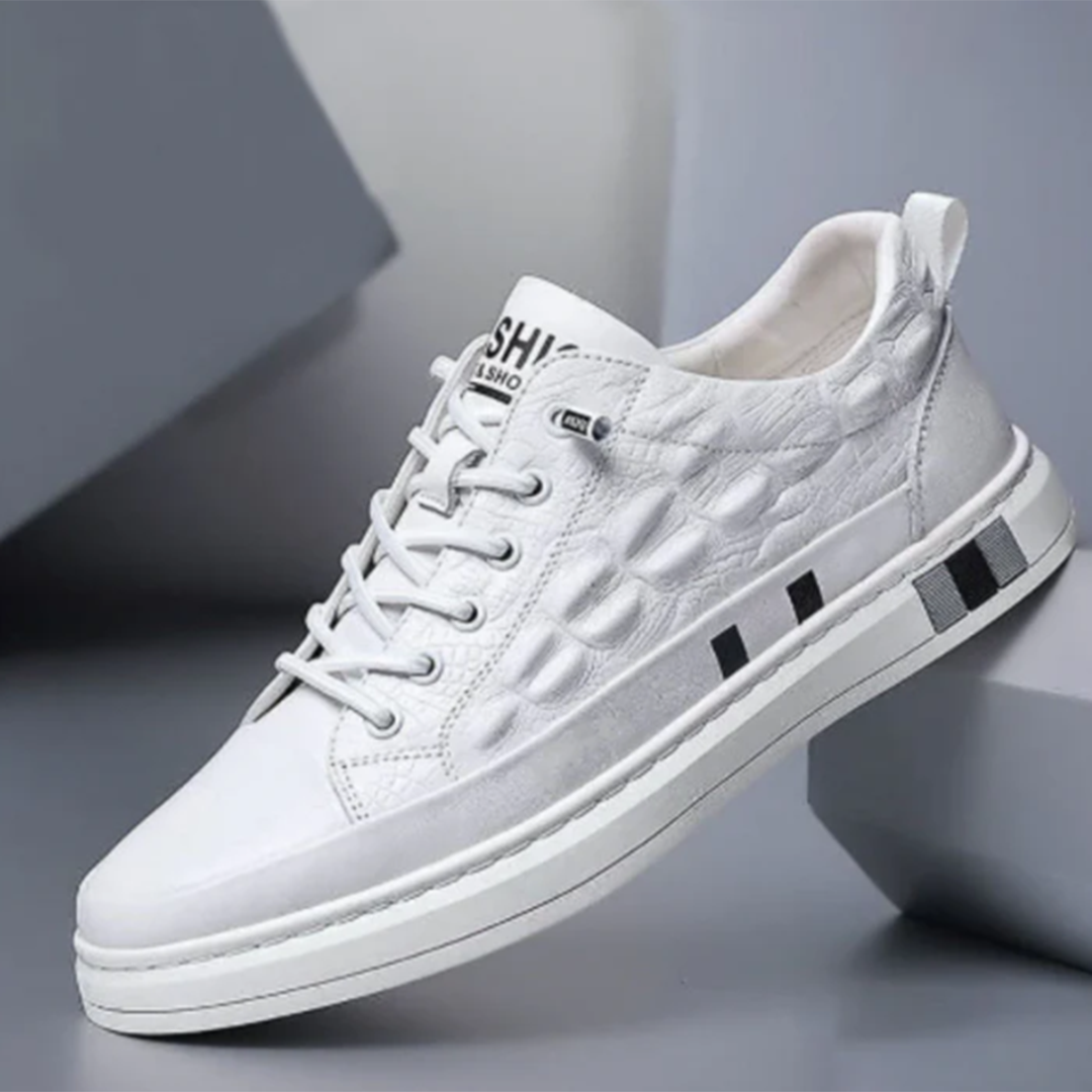 Bruno | Stijlvolle ademende PU sneakers voor heren met luxe afwerking