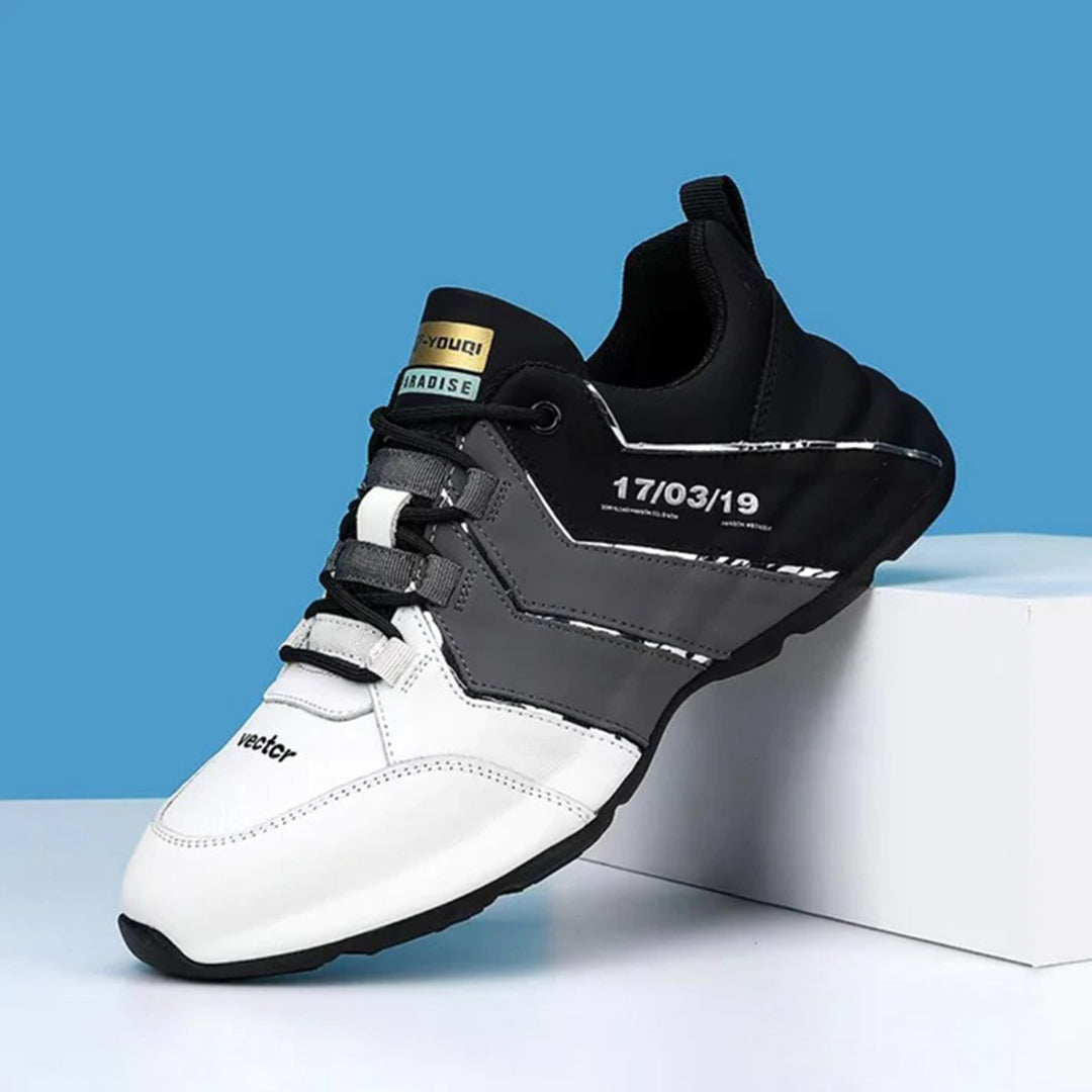 Luca | Lichtgewicht ademend PU sneakers voor heren met urban design