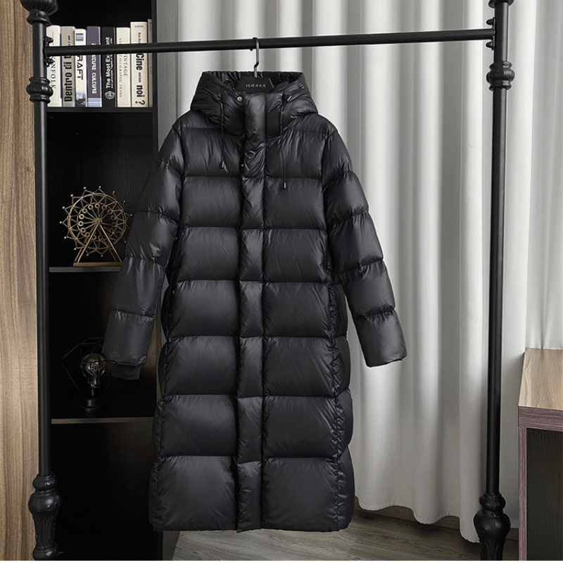 Tess | Gewatteerde lange winterjas voor dames