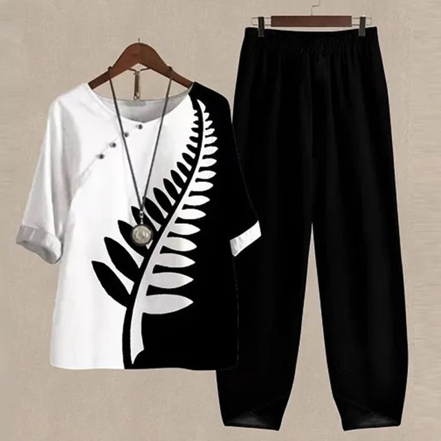 Nora - Zomerse tweedelige set met comfortabele pasvorm dames