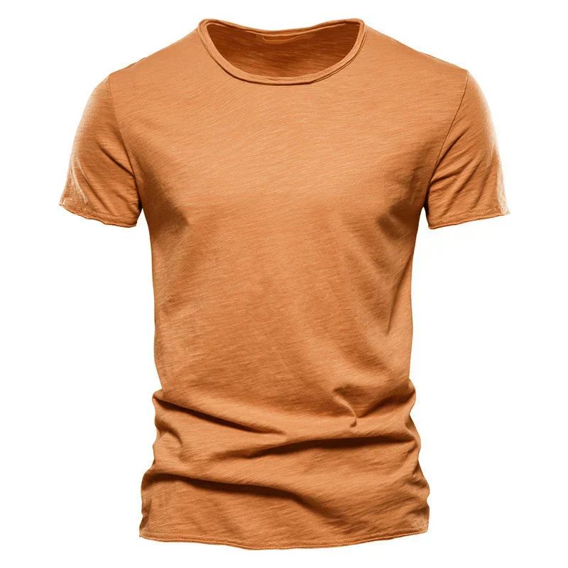 Loukas | Lichtgewicht ademend katoen t-shirt voor heren met moderne pasvorm