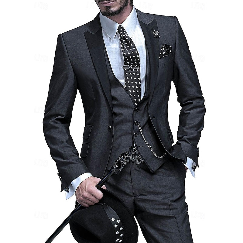 Adrian | Pak voor heren elegant en duurzaam in linnenmix met een tailored fit