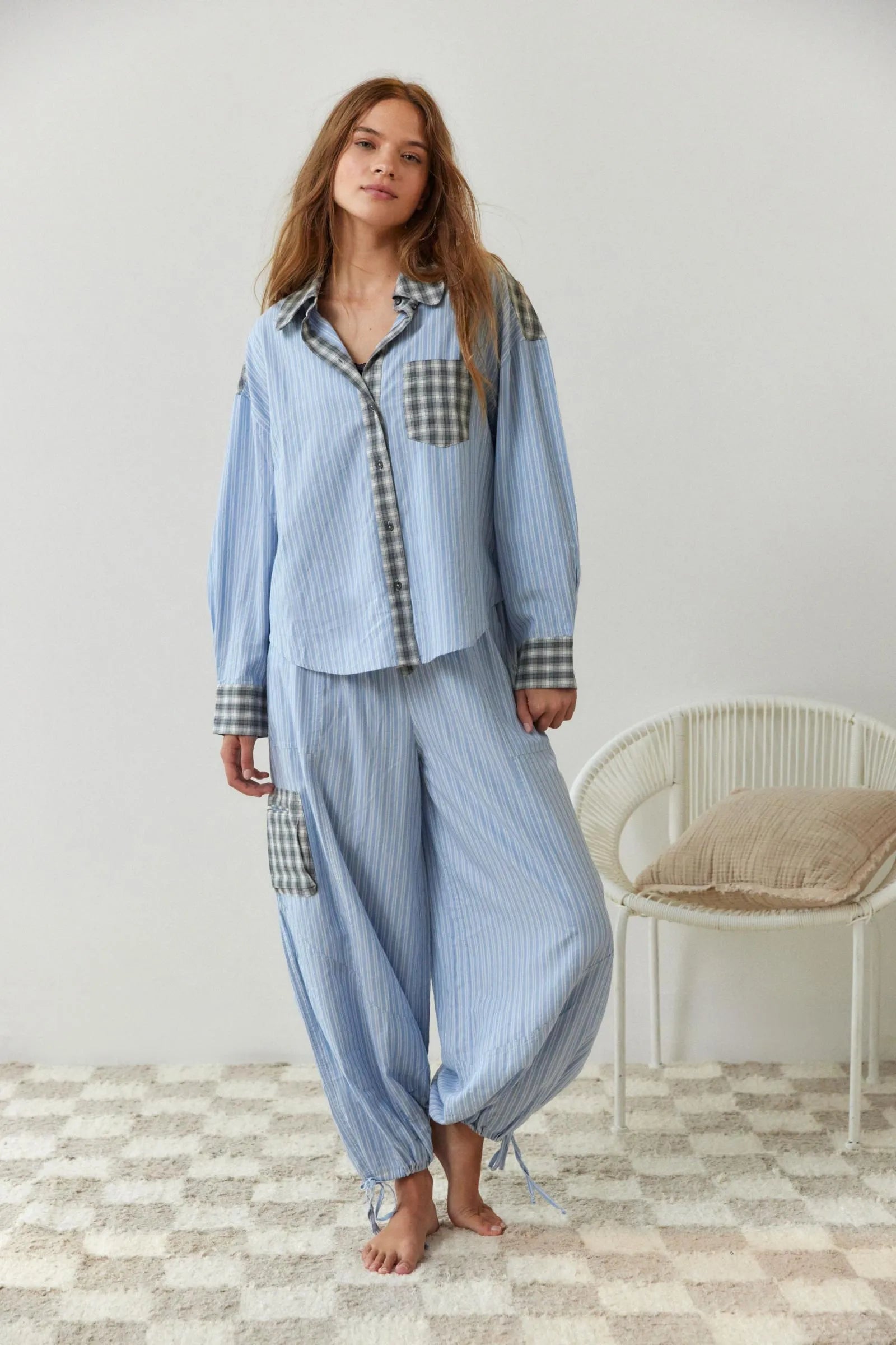 Eveline - Comfortabele Katoenen Pyjama Set Voor Elke Nacht