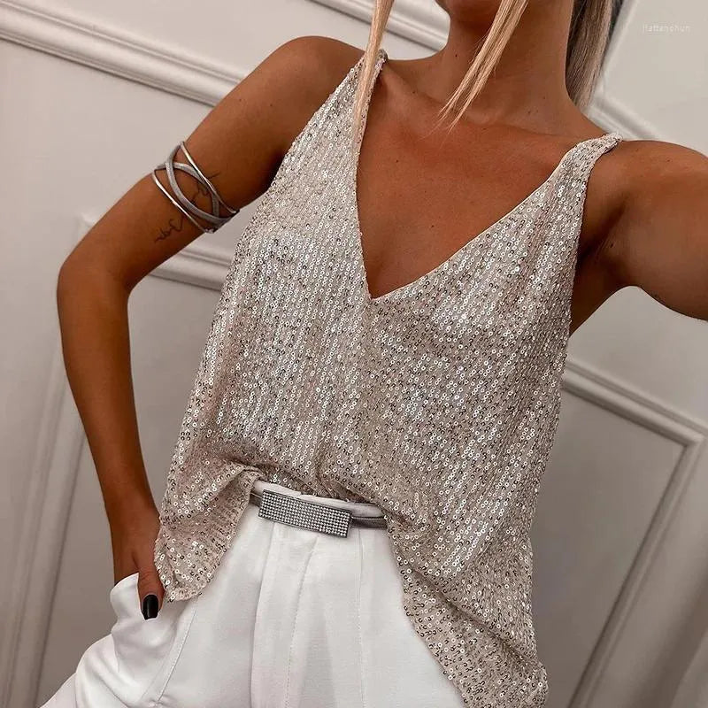 Lois - Elegant topje met glitters