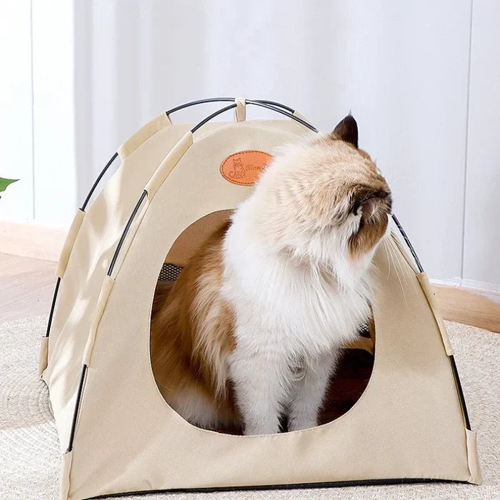 Vouwbare tent voor katten