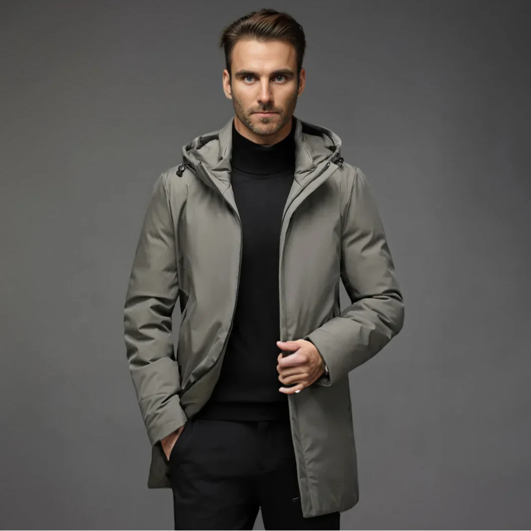 Bastiaan | Minimalistische winterjas voor heren