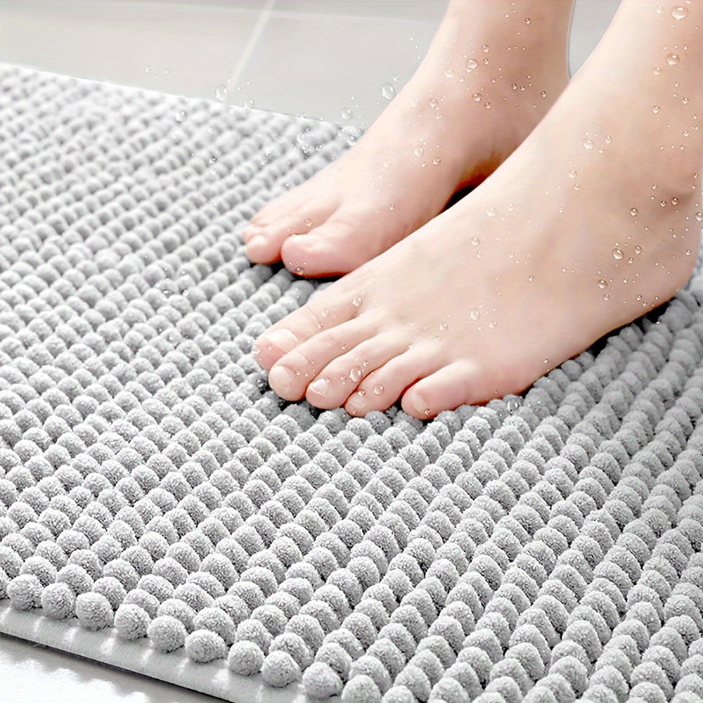 Douchemat SoftCorner - L-vormig Pluche Ontwerp, Absorberend en Antislip