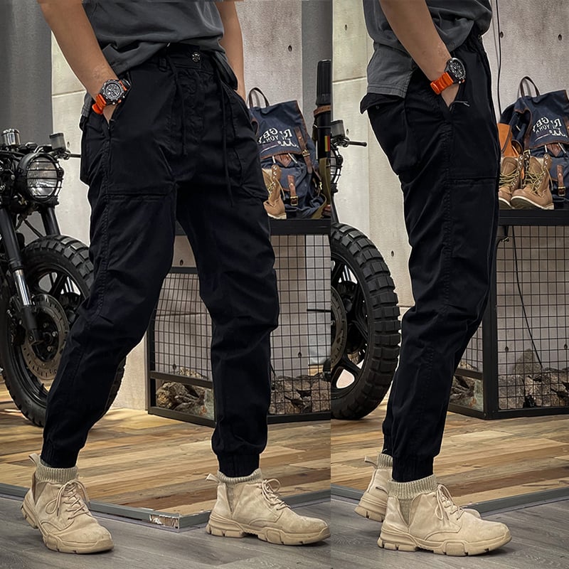 Heren stretch cargobroek – Comfortabele outdoorbroek met moderne pasvorm en functionele zakken