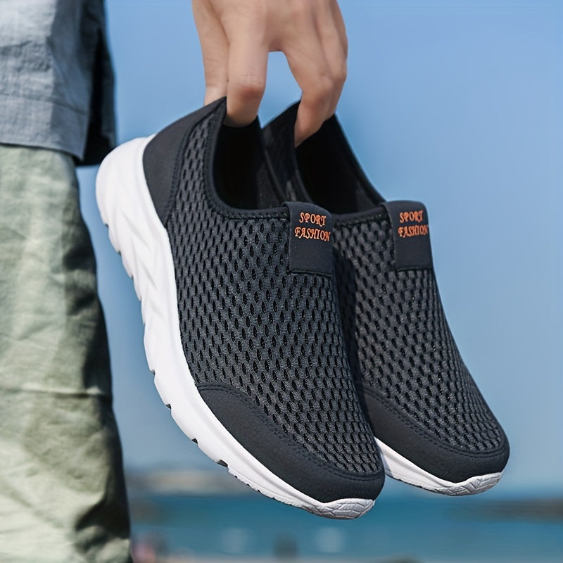 Heren slip-on sneakers – Lichtgewicht comfort en moeiteloze stijl voor elke dag