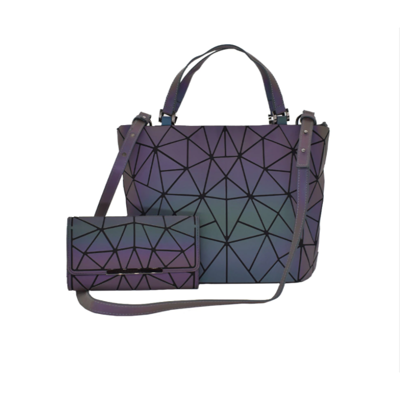 Sienna Glow in the Dark Tas - Stoere tas met geometrisch patroon