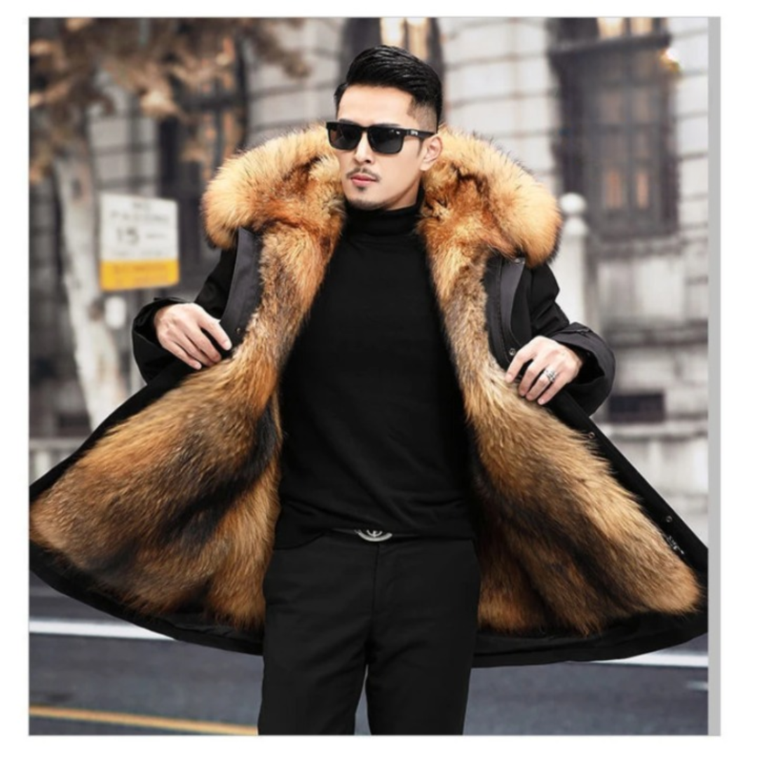 Luuk | Parka winterjas met capuchon voor heren