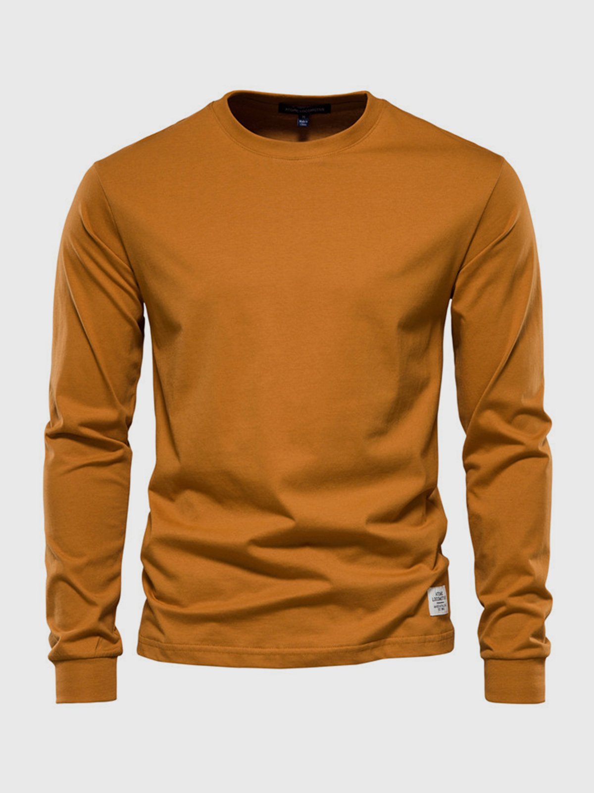 Lukas | Zacht ademend katoenen shirt met lange mouwen voor heren met klassieke pasvorm