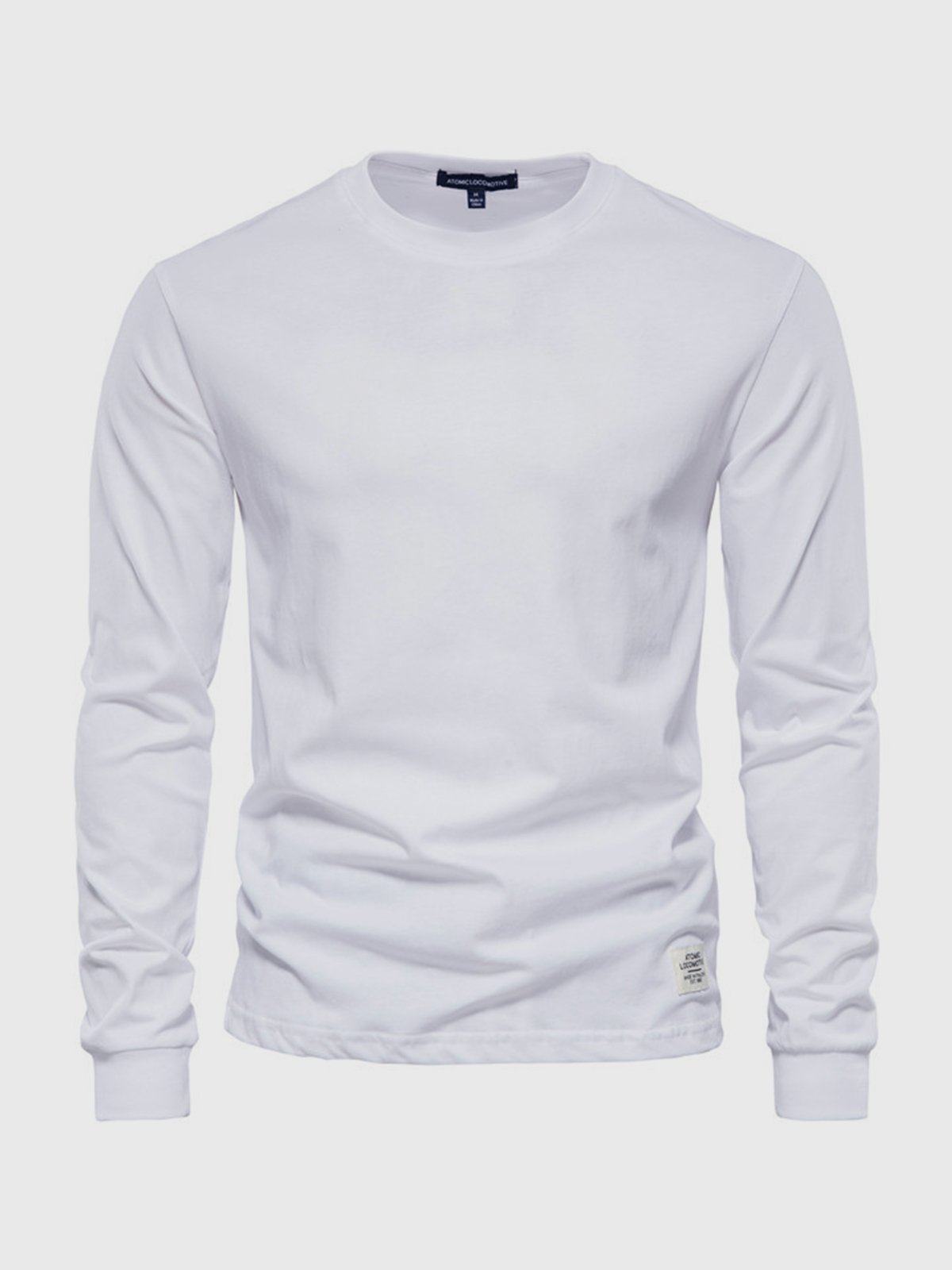 Lukas | Zacht ademend katoenen shirt met lange mouwen voor heren met klassieke pasvorm