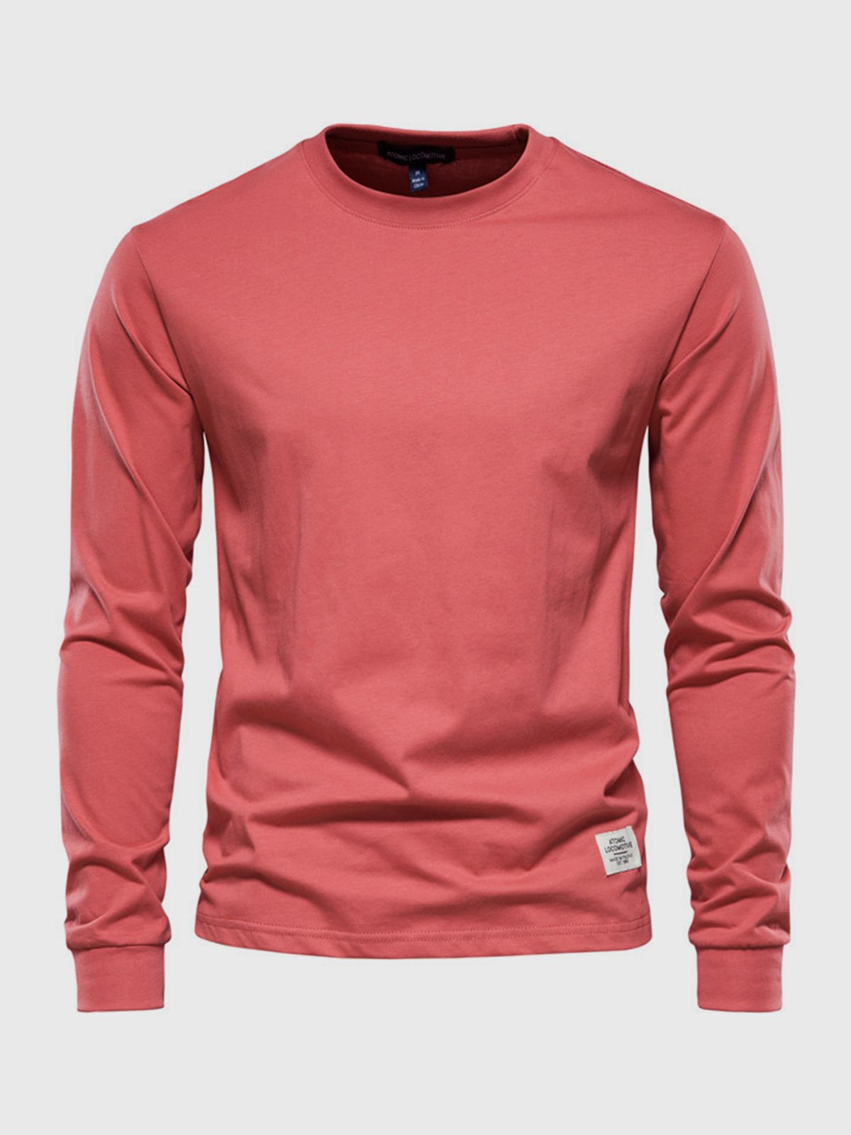 Lukas | Zacht ademend katoenen shirt met lange mouwen voor heren met klassieke pasvorm